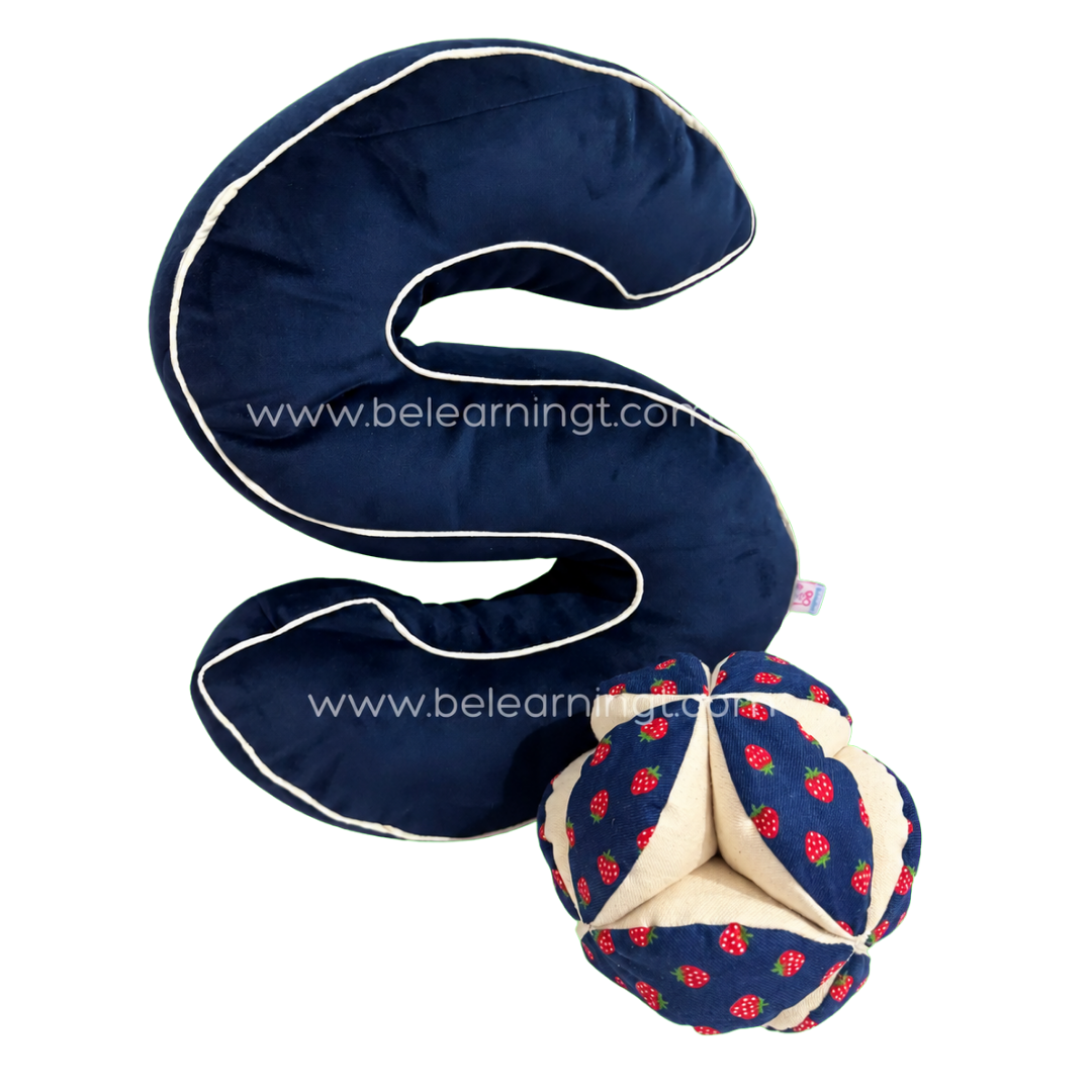 Huggy Letter + pelota montessori