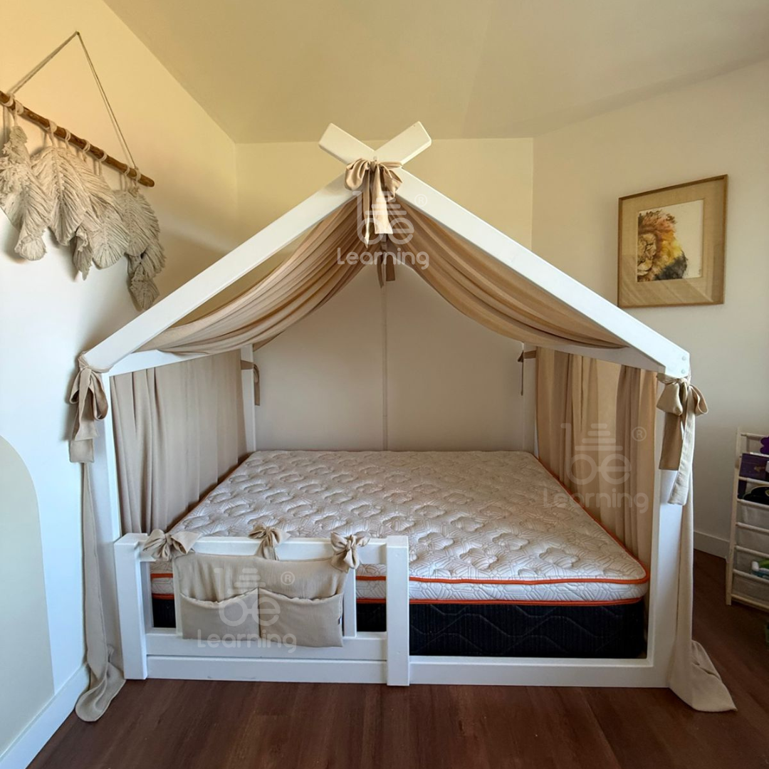Cama Casita con tipi 