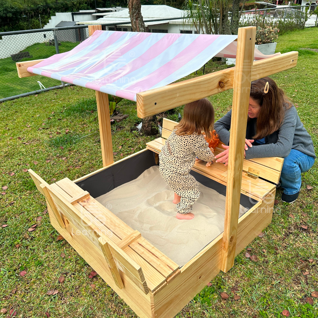 Arenero Infantil con parasol